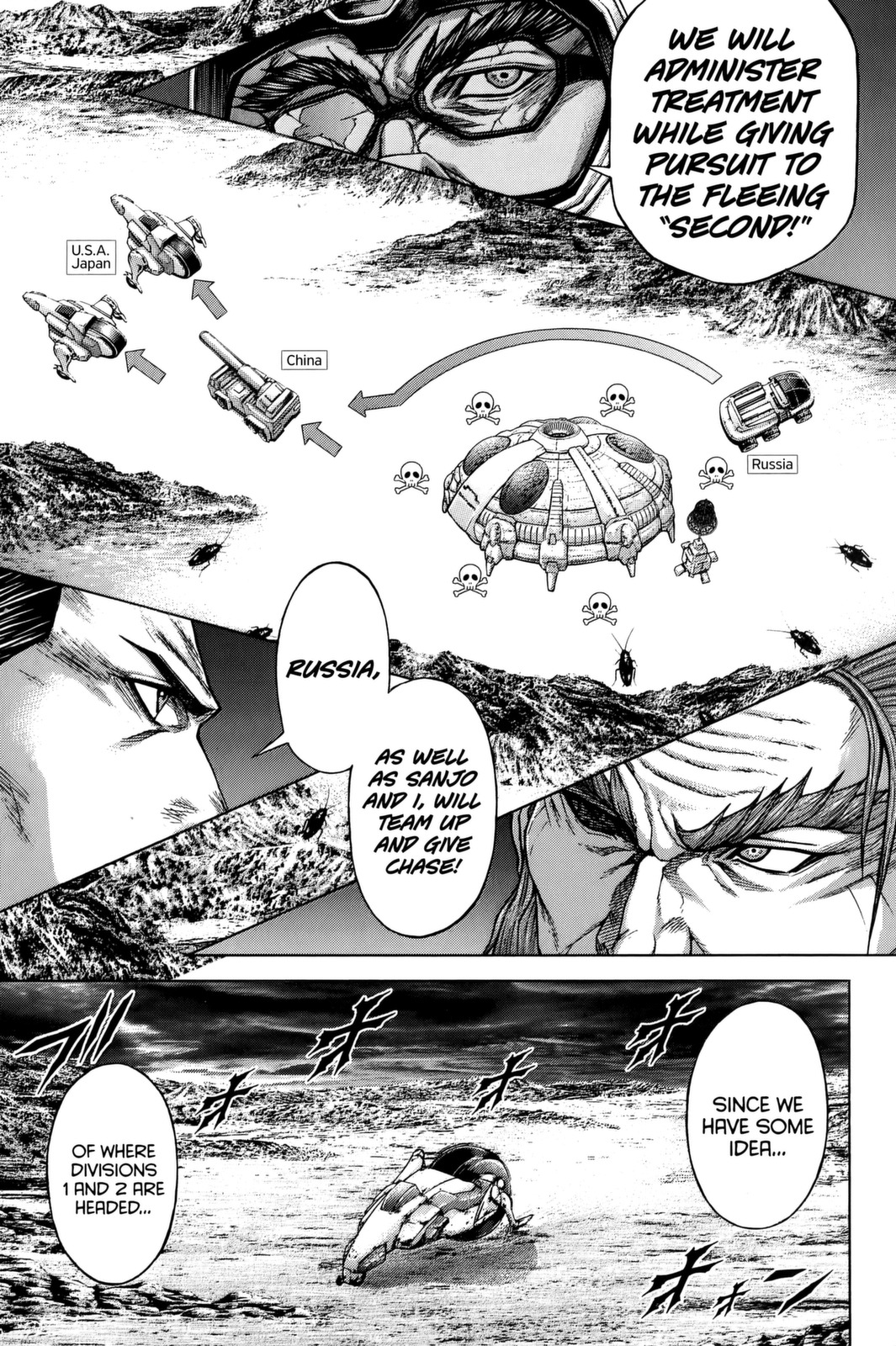 Terra Formars Chapter 74 page 14 - Chapter 74: WEARY WIDOW MARCHES Soldiers Spirit