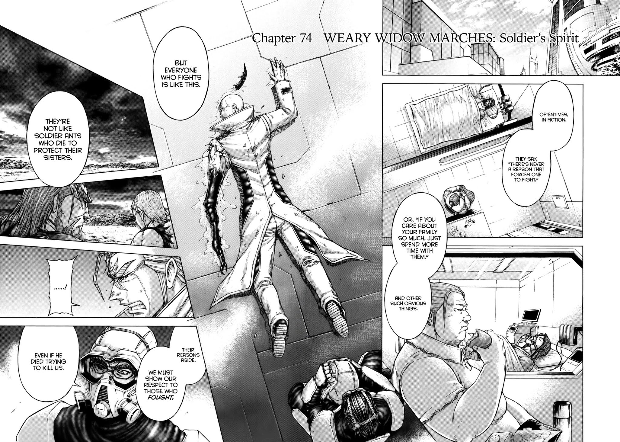 Terra Formars Chapter 74 page 2 - Chapter 74: WEARY WIDOW MARCHES Soldiers Spirit
