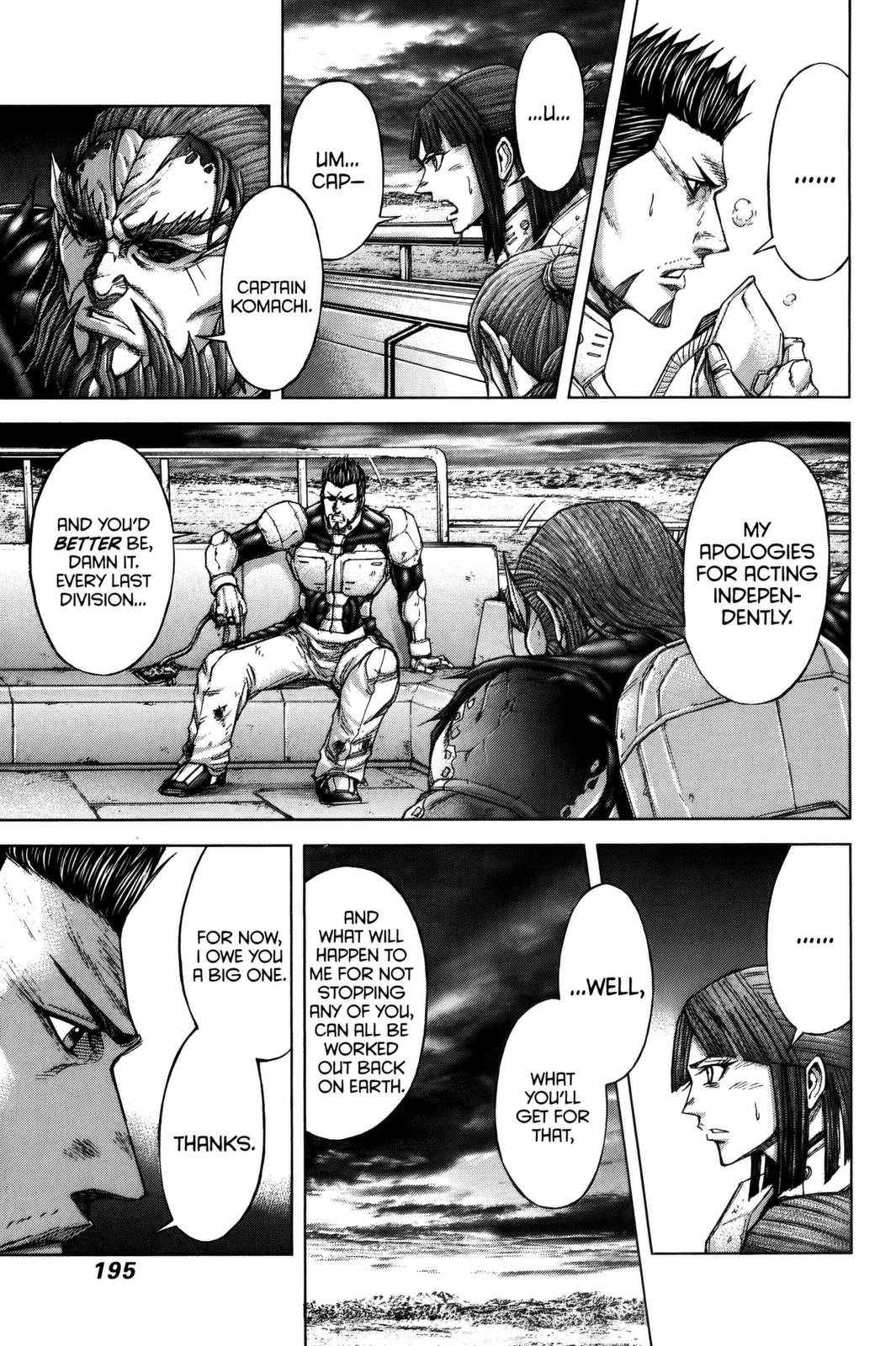 Terra Formars Chapter 74 page 6 - Chapter 74: WEARY WIDOW MARCHES Soldiers Spirit