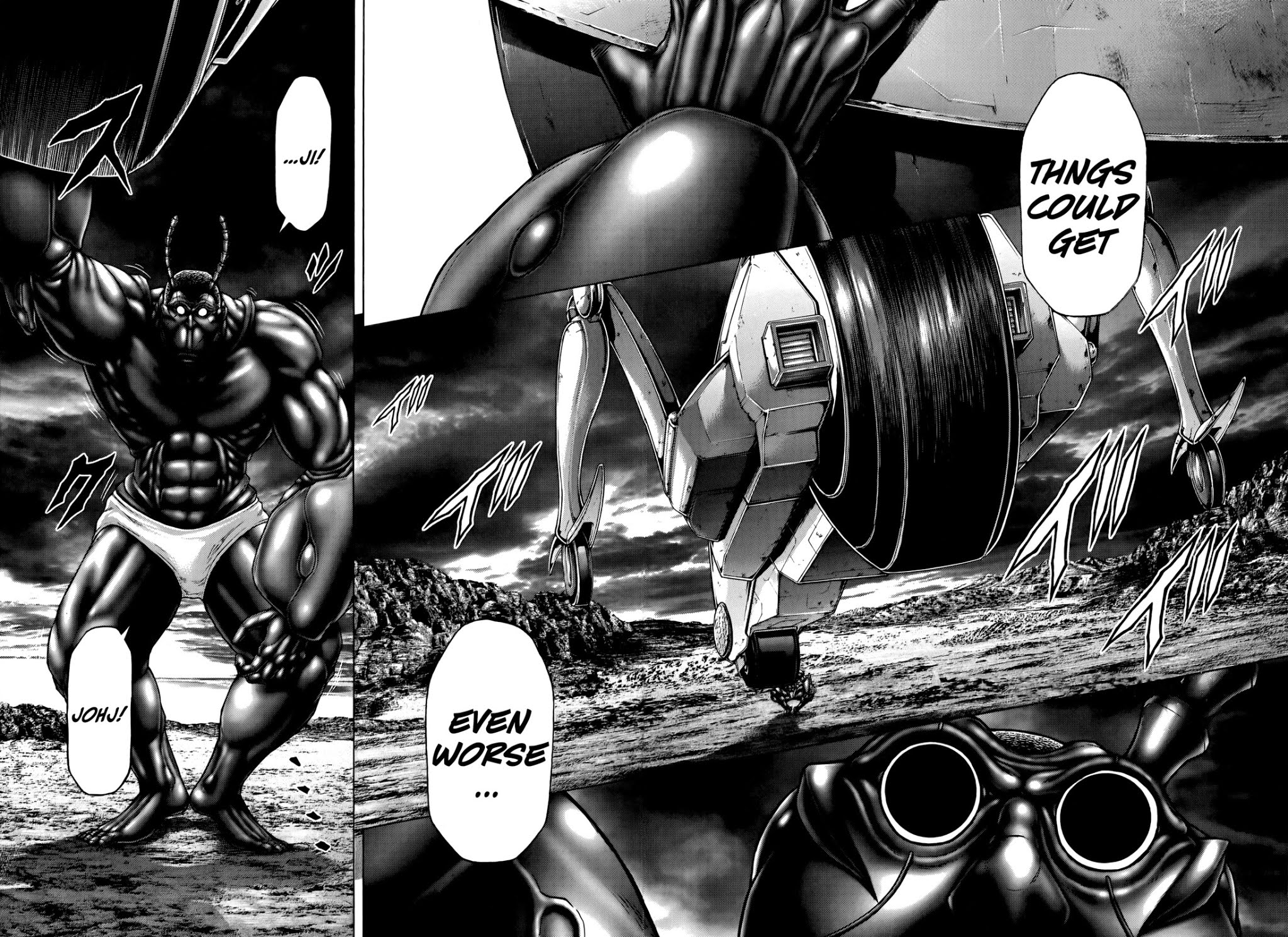 Terra Formars Chapter 75 page 8 - Chapter 75: ARMS AND THE HUMAN