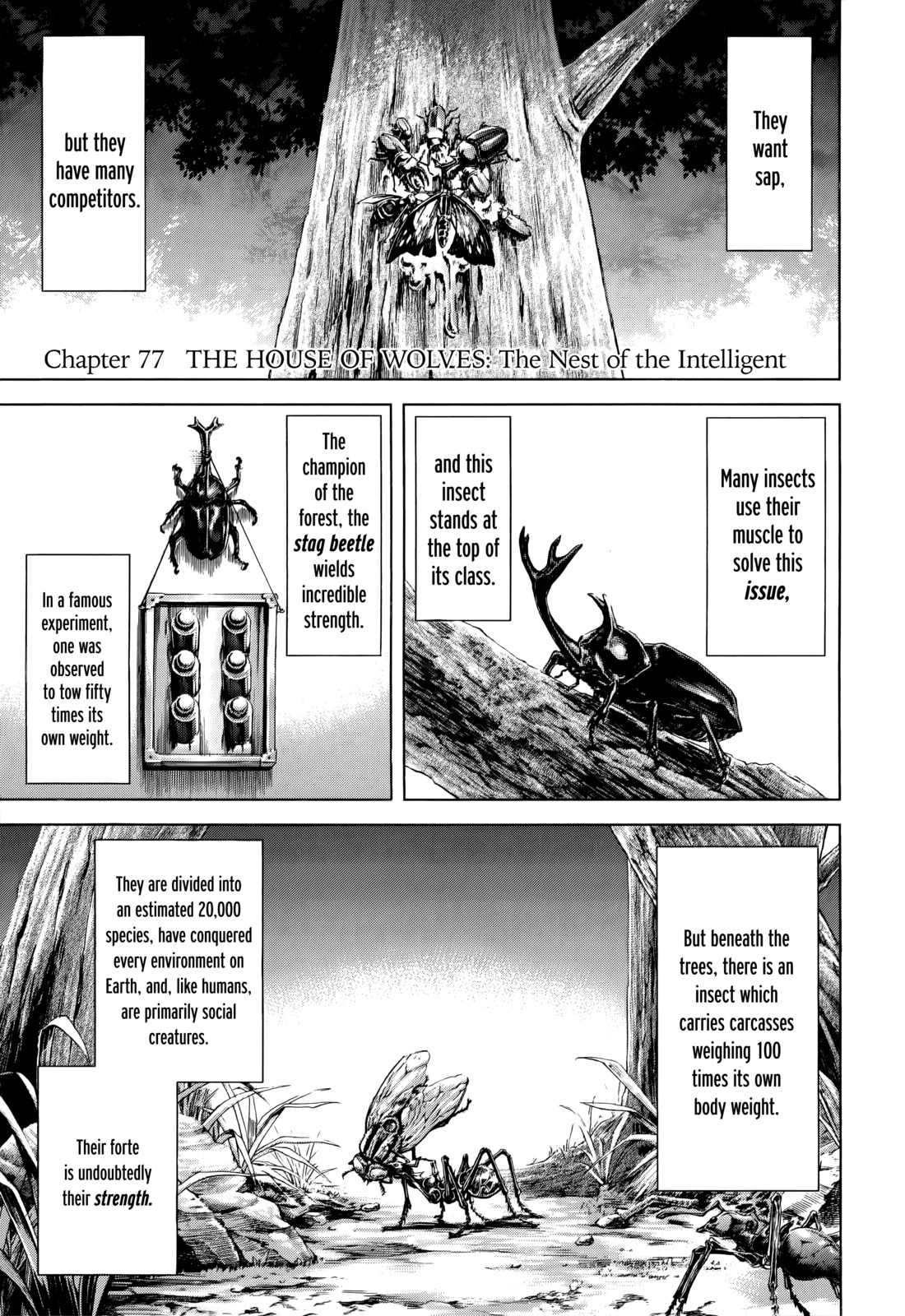 Terra Formars Chapter 77 page 1 - Chapter 77: THE HOUSE OF WOLVES The Nest of the Intelligent