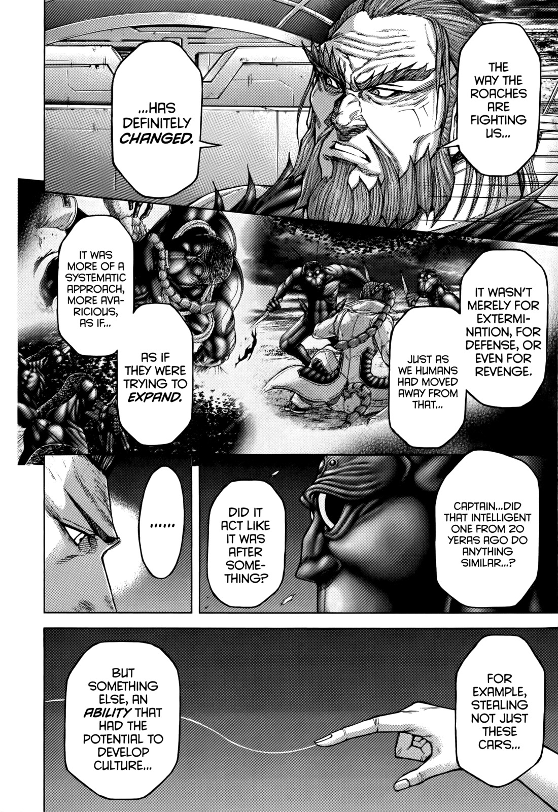 Terra Formars Chapter 77 page 15 - Chapter 77: THE HOUSE OF WOLVES The Nest of the Intelligent
