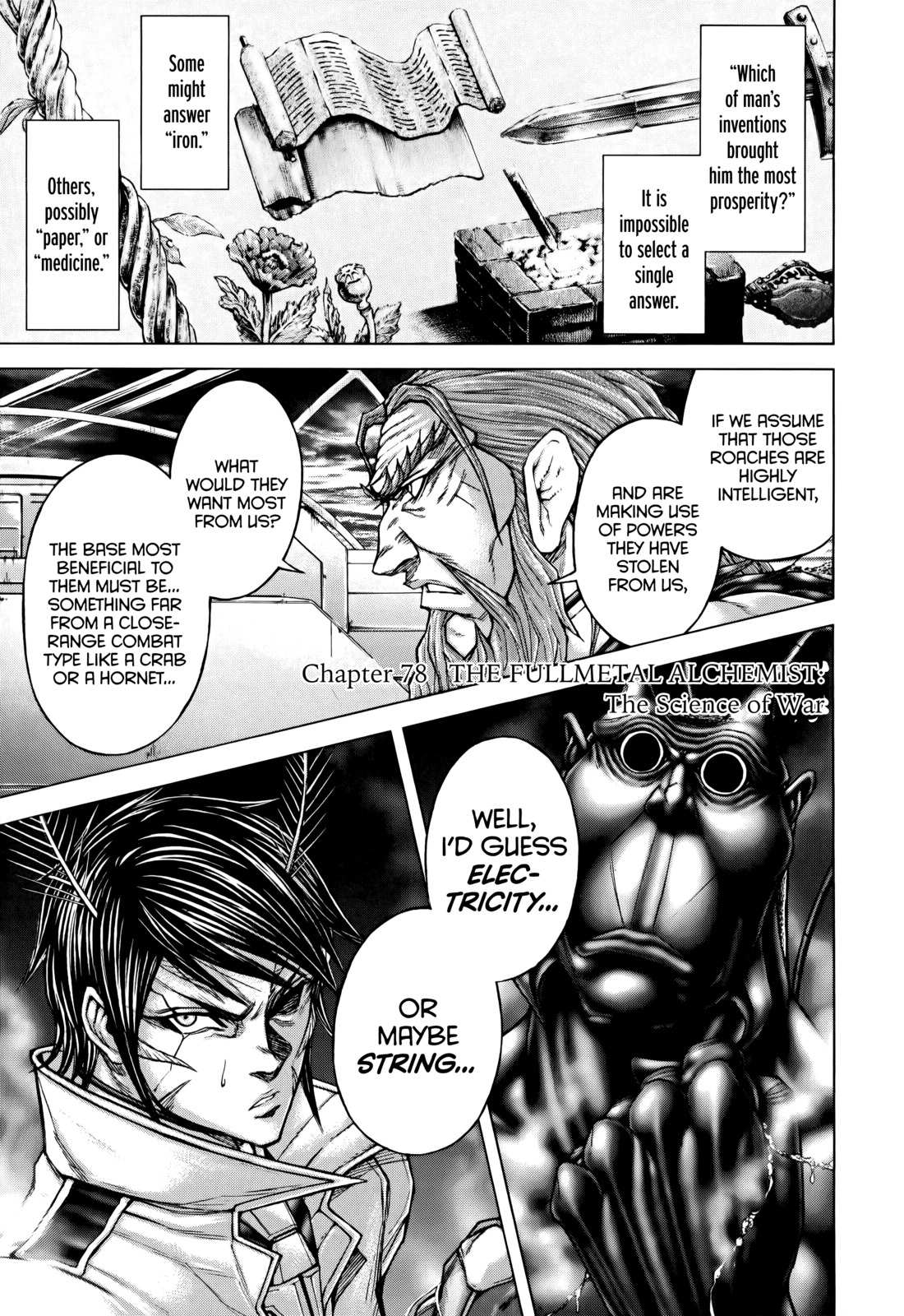 Terra Formars Chapter 78 page 1 - Chapter 78: THE FULLMETAL ALCHEMIST The Science of War