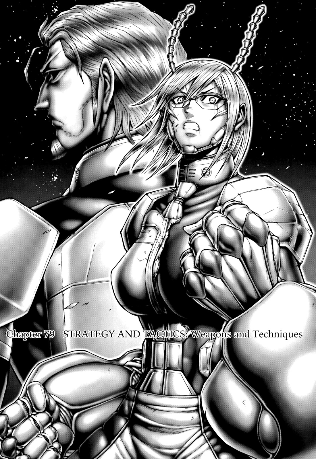 Terra Formars Chapter 79 page 1 - Chapter 79: STRATEGY AND TACTICS Weapons and Techniques