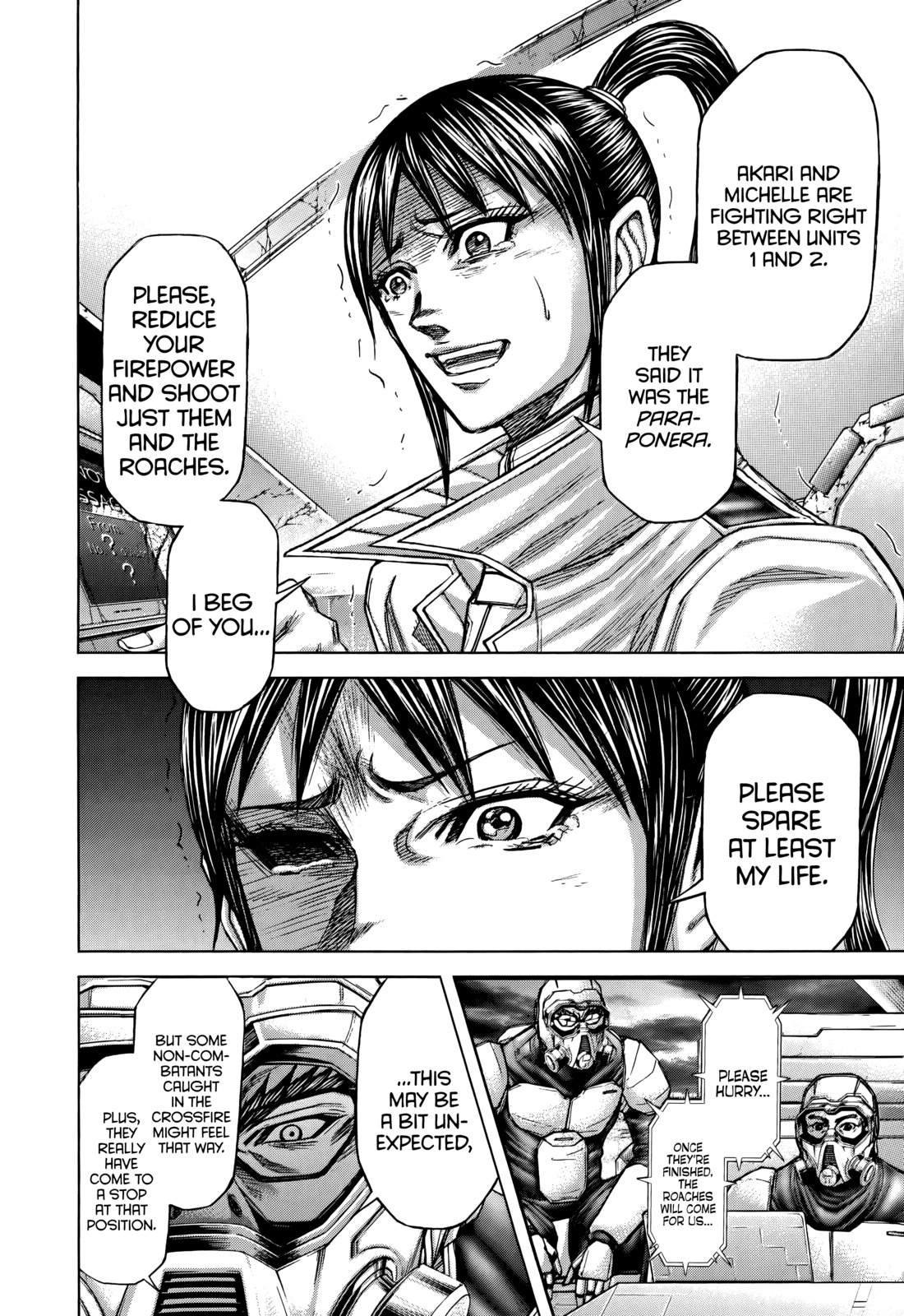 Terra Formars Chapter 79 page 4 - Chapter 79: STRATEGY AND TACTICS Weapons and Techniques