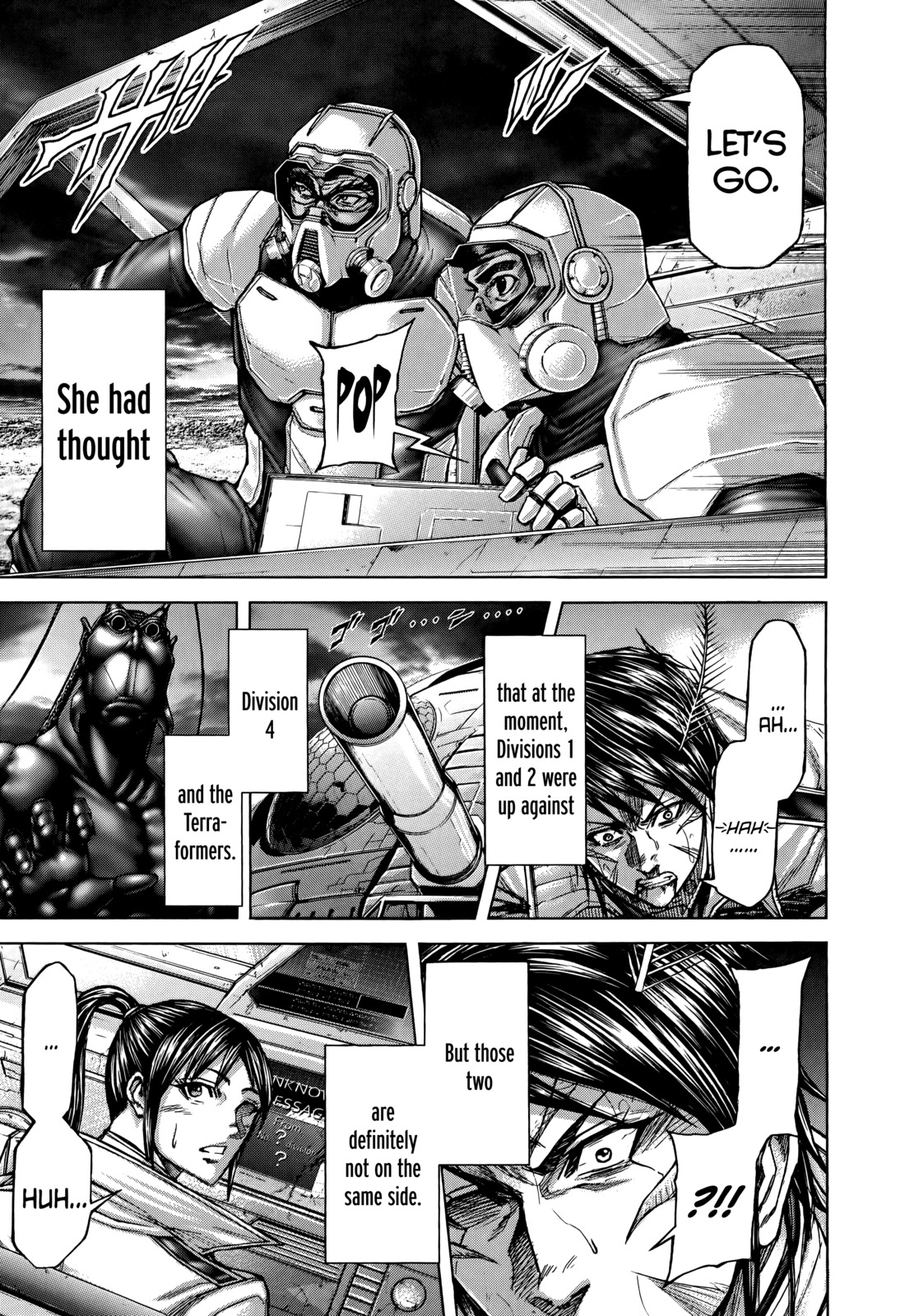Terra Formars Chapter 79 page 5 - Chapter 79: STRATEGY AND TACTICS Weapons and Techniques