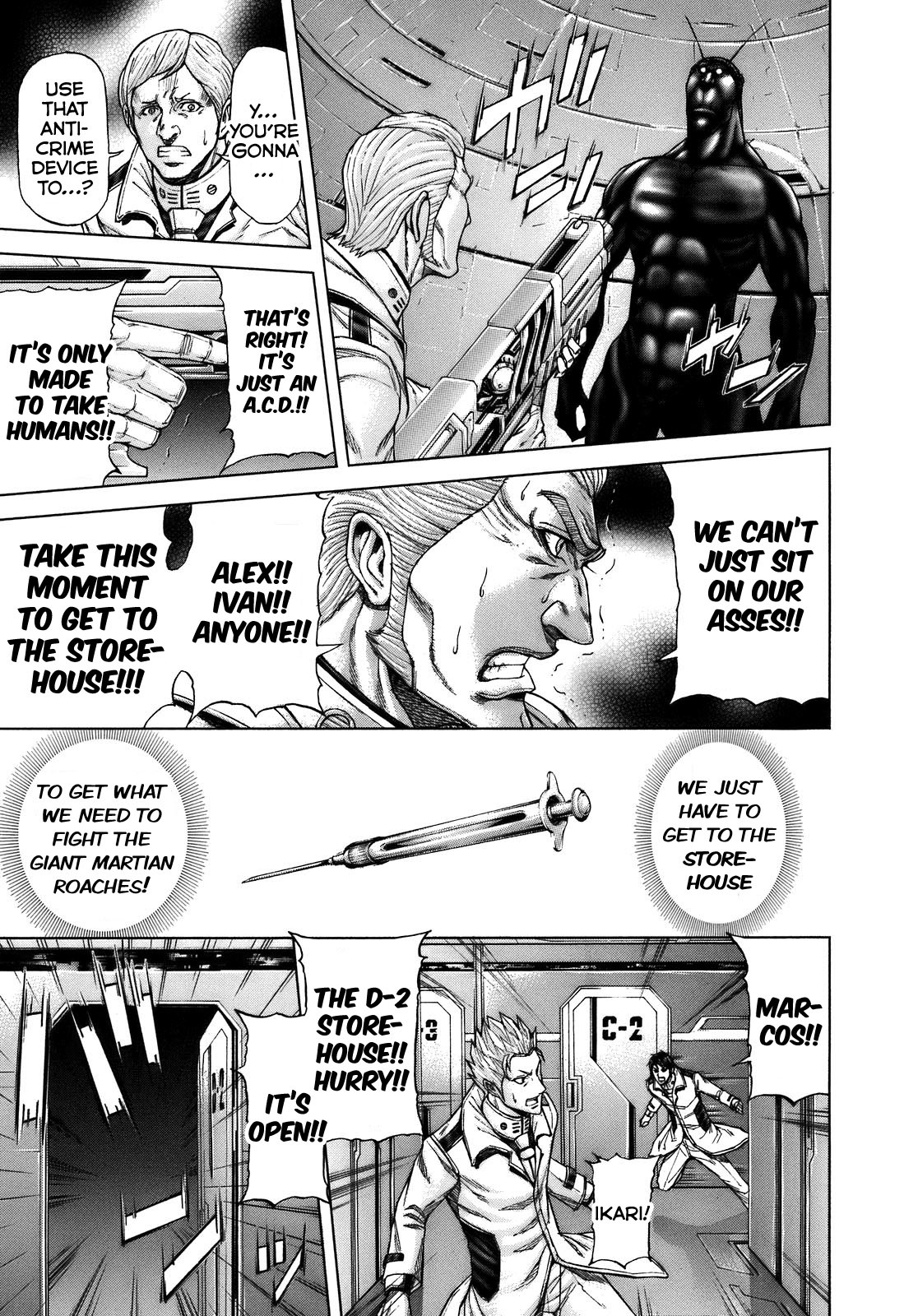 Terra Formars Chapter 8 page 14 - Chapter 8: BAD AGAIN Return Of The Devil
