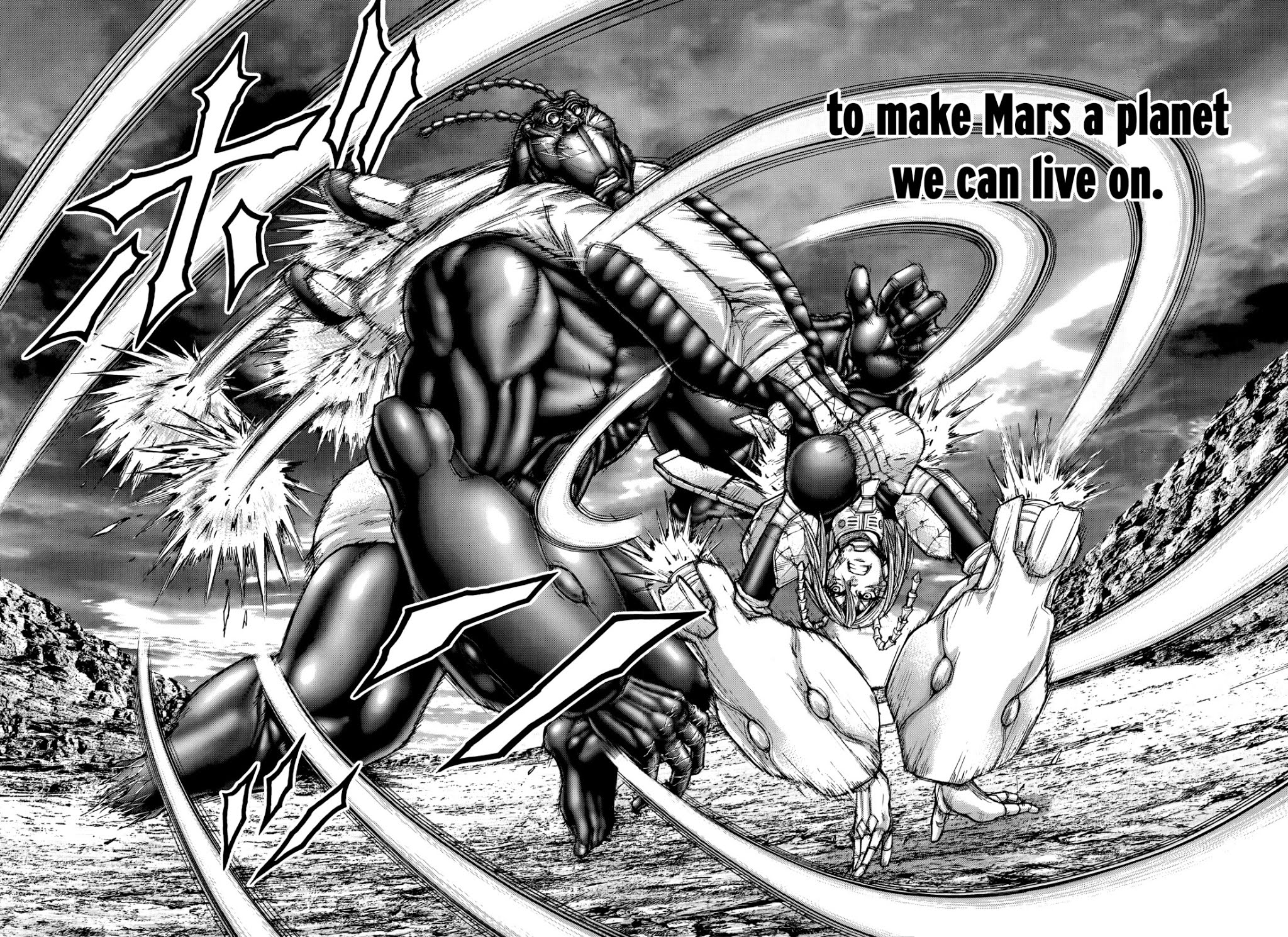 Terra Formars Chapter 83 page 15 - Chapter 83: BACK TO NORMAL To Myself