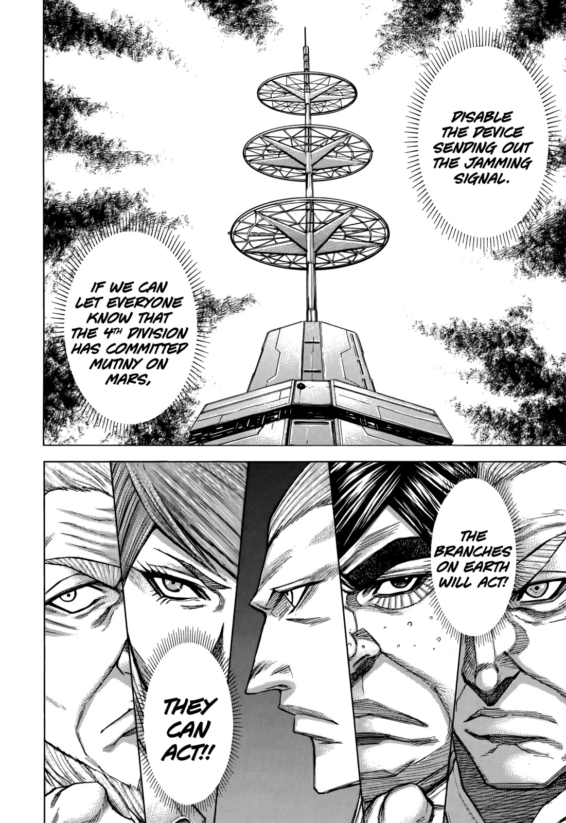 Terra Formars Chapter 85 page 15 - Chapter 85: WEB OF BEND Hunters Nest