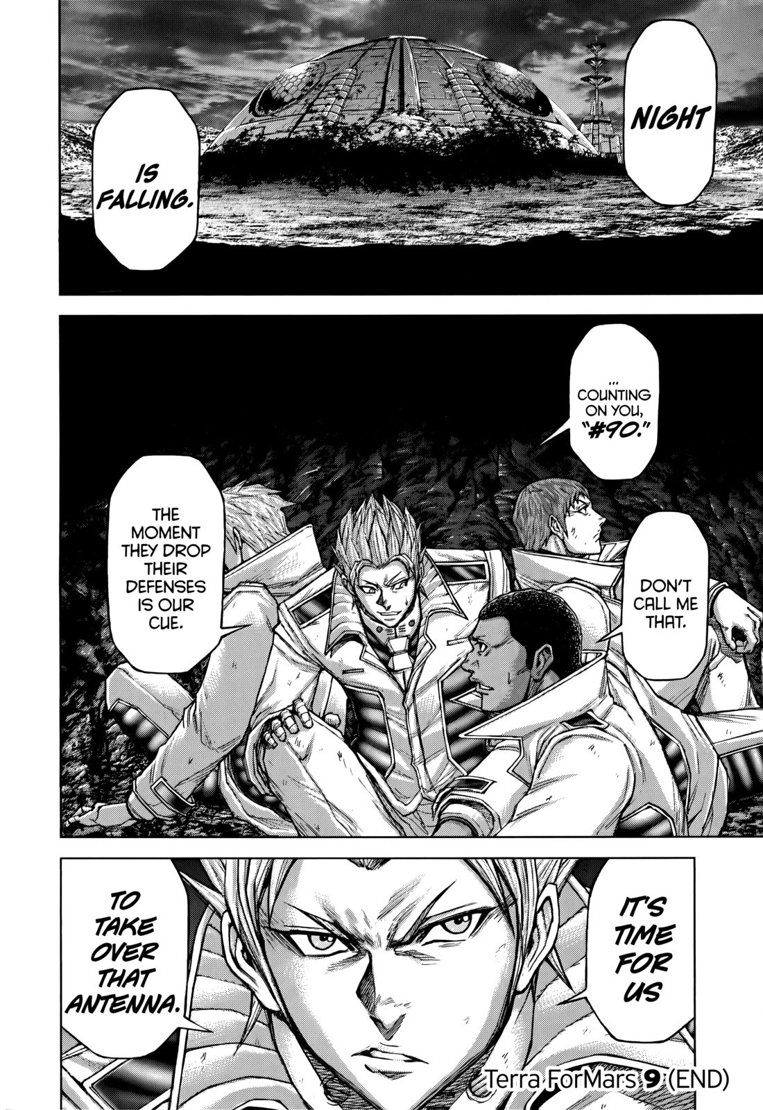 Terra Formars Chapter 85 page 17 - Chapter 85: WEB OF BEND Hunters Nest