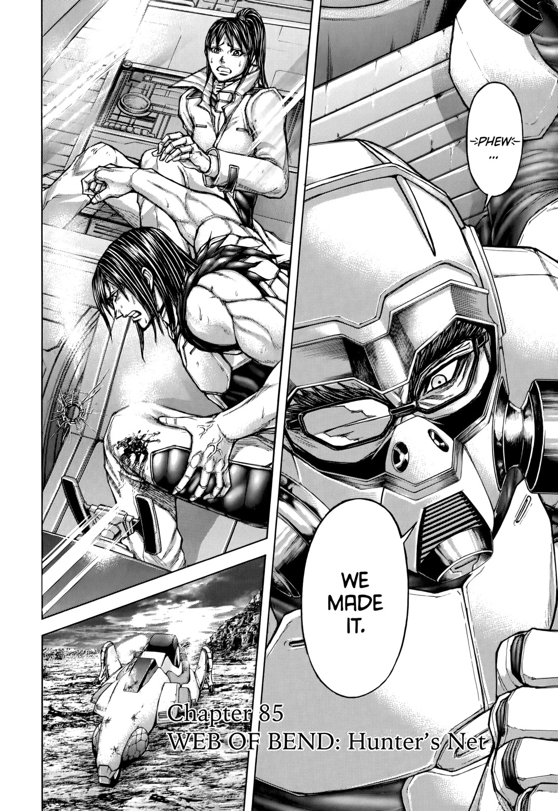 Terra Formars Chapter 85 page 5 - Chapter 85: WEB OF BEND Hunters Nest
