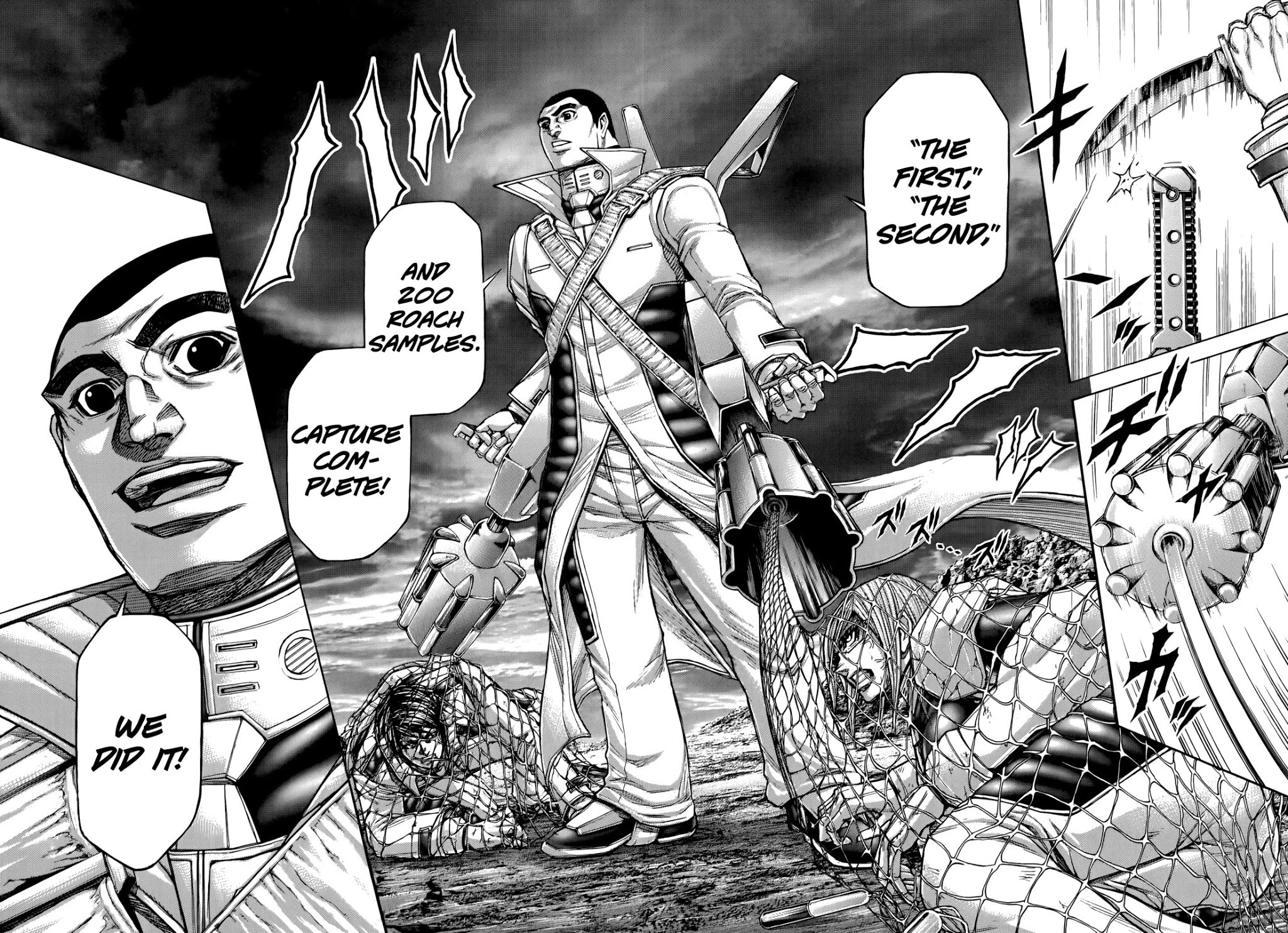 Terra Formars Chapter 85 page 7 - Chapter 85: WEB OF BEND Hunters Nest