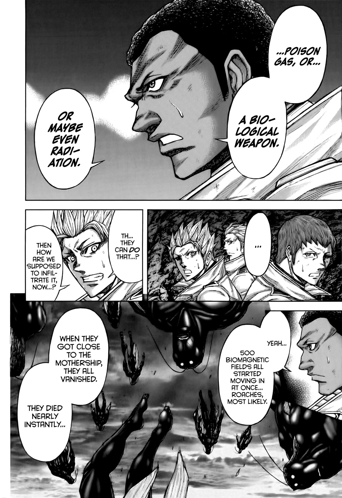 Terra Formars Chapter 86 page 10 - Chapter 86: POWER OF CROSS Blade and the Feral
