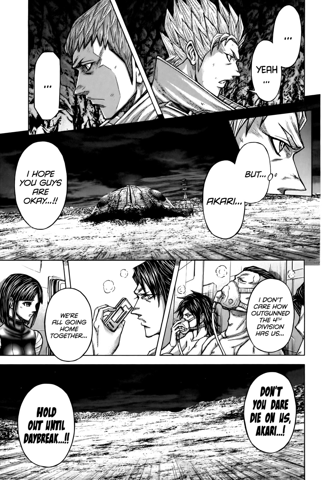 Terra Formars Chapter 86 page 15 - Chapter 86: POWER OF CROSS Blade and the Feral