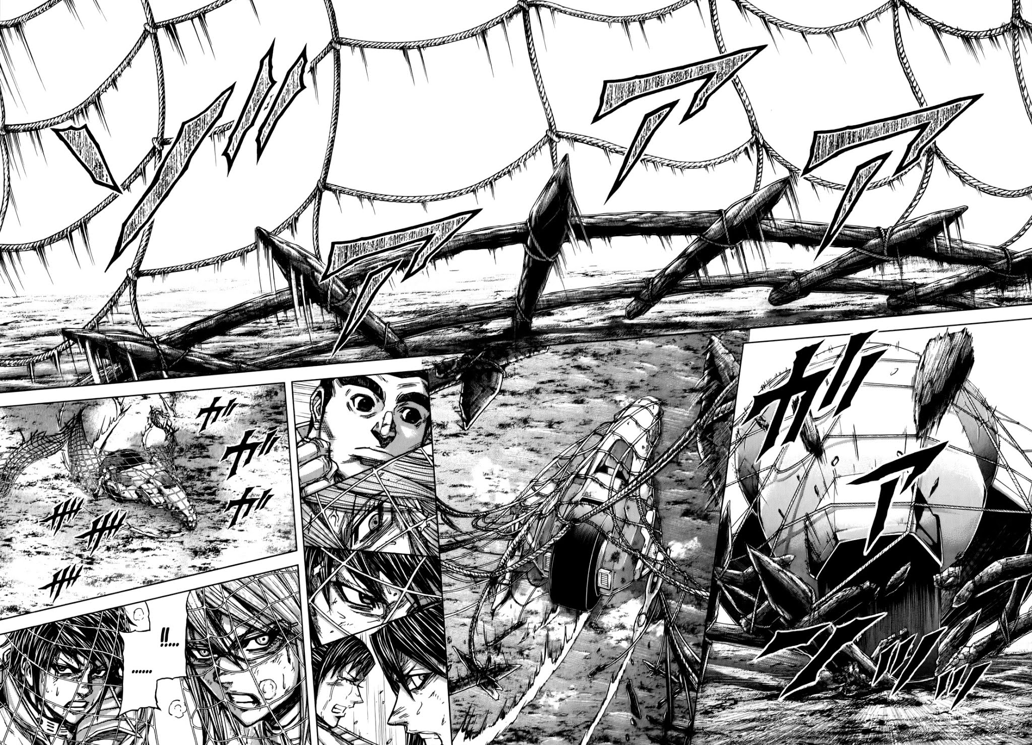 Terra Formars Chapter 86 page 16 - Chapter 86: POWER OF CROSS Blade and the Feral