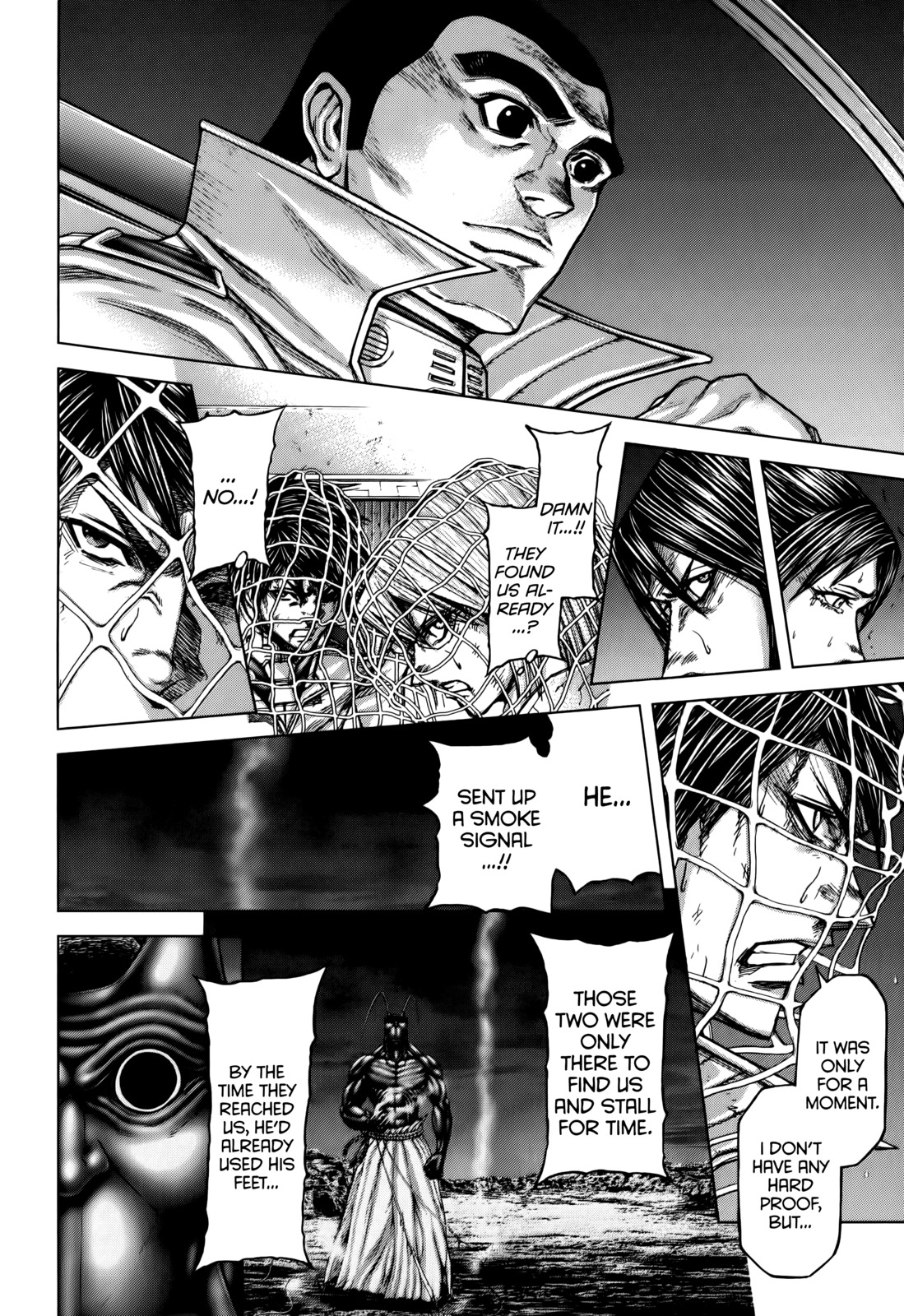 Terra Formars Chapter 86 page 17 - Chapter 86: POWER OF CROSS Blade and the Feral