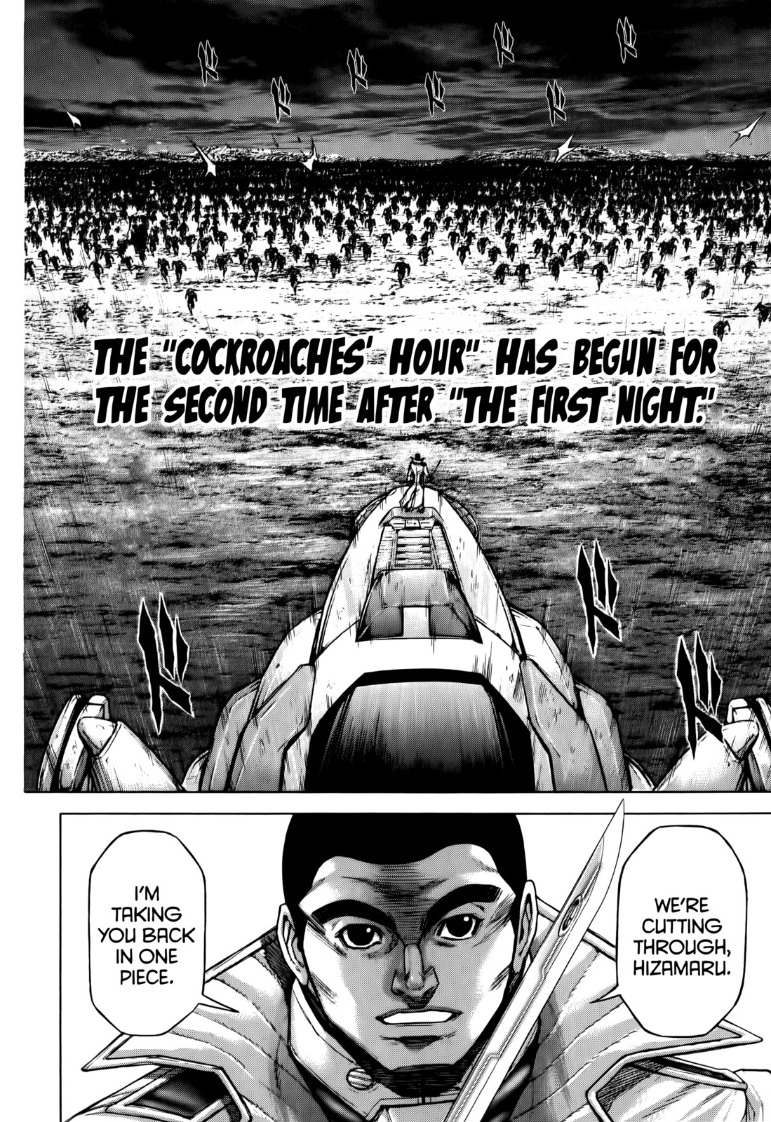 Terra Formars Chapter 86 page 20 - Chapter 86: POWER OF CROSS Blade and the Feral