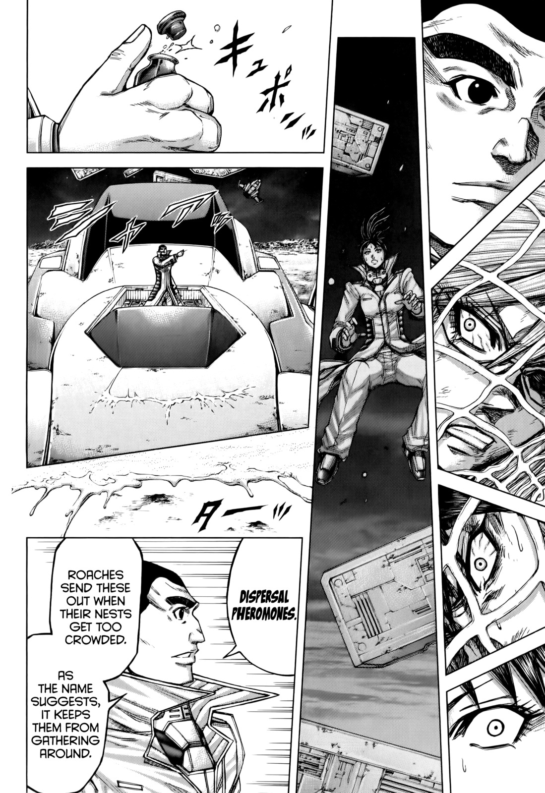 Terra Formars Chapter 87 page 7 - Chapter 87: TOUCH AND G! Scattered Footfalls