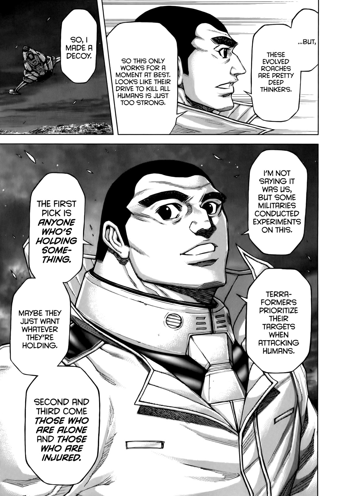 Terra Formars Chapter 87 page 8 - Chapter 87: TOUCH AND G! Scattered Footfalls