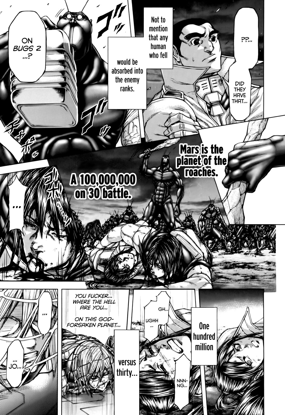 Terra Formars Chapter 88 page 14 - Chapter 88: MIGHTY HEART Love and Justice