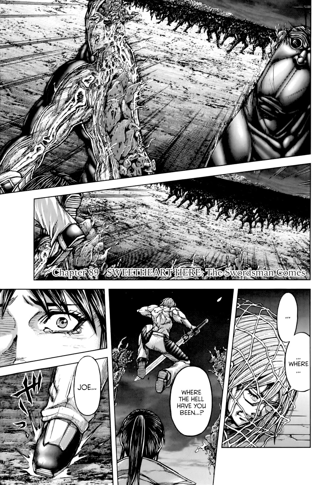 Terra Formars Chapter 89 page 1 - Chapter 89: SWEETHEART HERE Loce and Justice