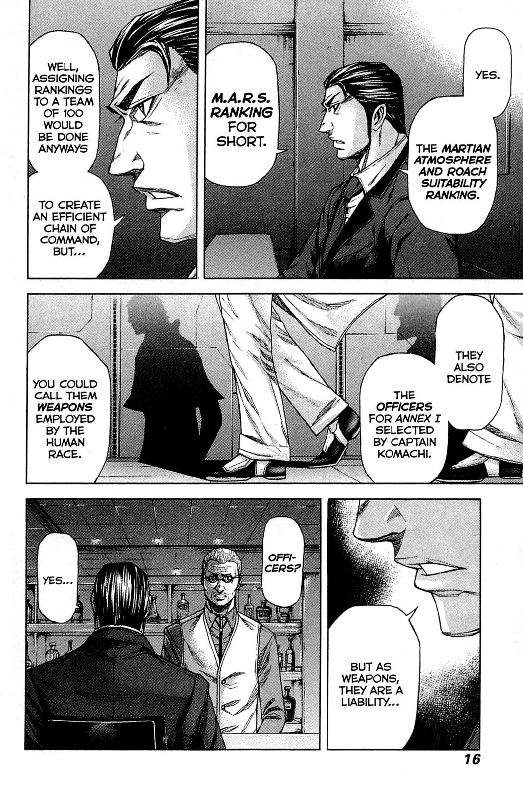 Terra Formars Chapter 9 page 16 - Chapter 9: MANEUVER Strategic Action