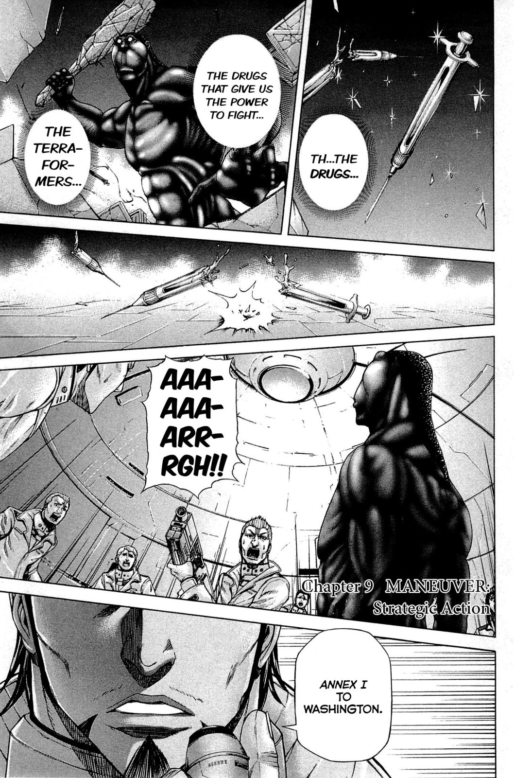 Terra Formars Chapter 9 page 4 - Chapter 9: MANEUVER Strategic Action