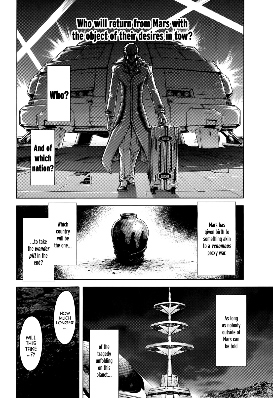 Terra Formars Chapter 92 page 13 - Chapter 92: THE FRONT OF UN-ARMAMENT High Above the Military World