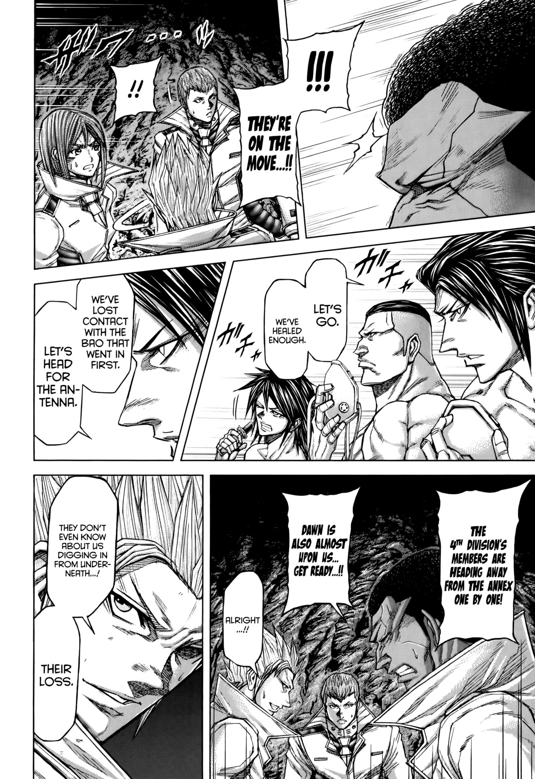 Terra Formars Chapter 92 page 15 - Chapter 92: THE FRONT OF UN-ARMAMENT High Above the Military World