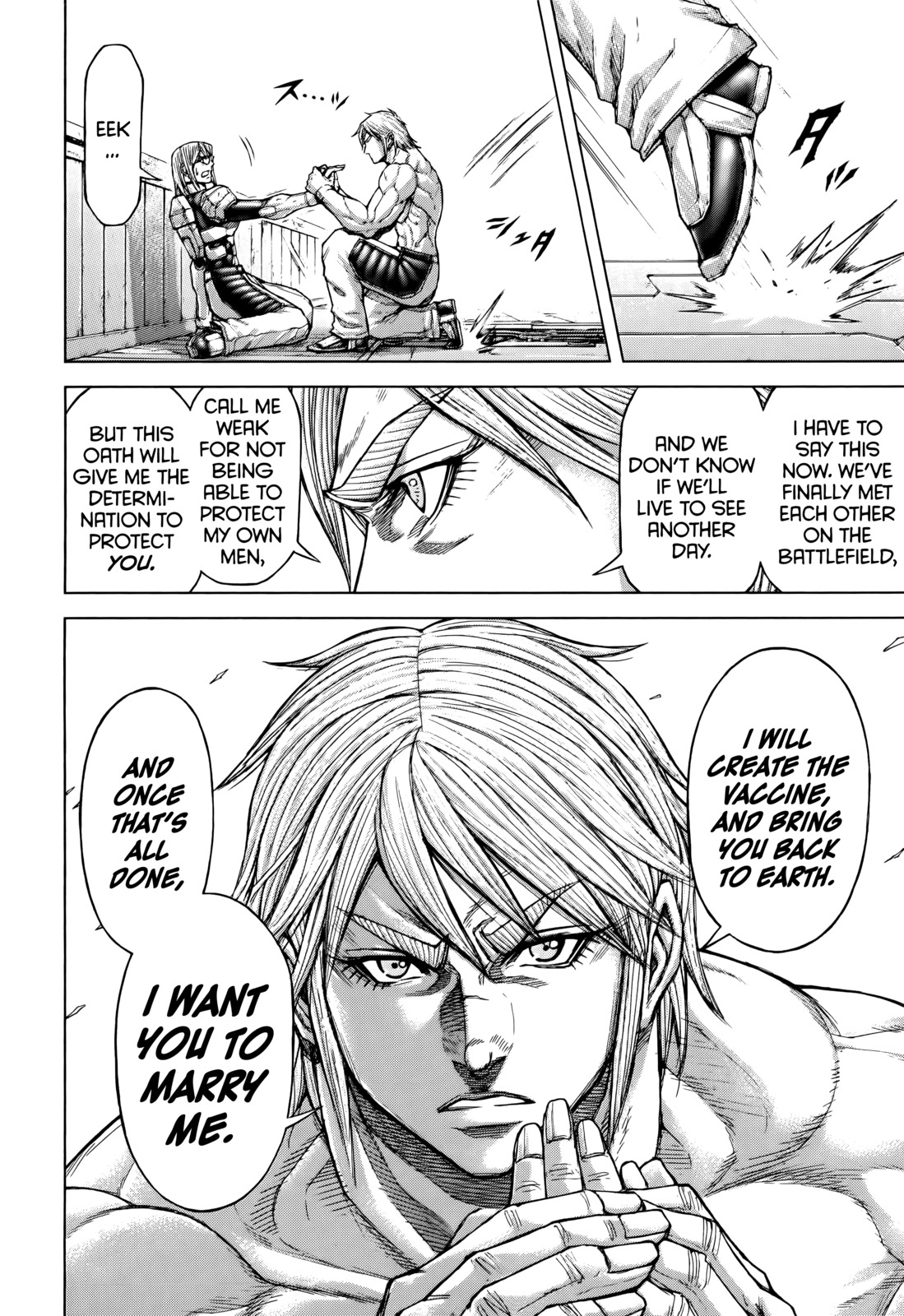 Terra Formars Chapter 92 page 3 - Chapter 92: THE FRONT OF UN-ARMAMENT High Above the Military World