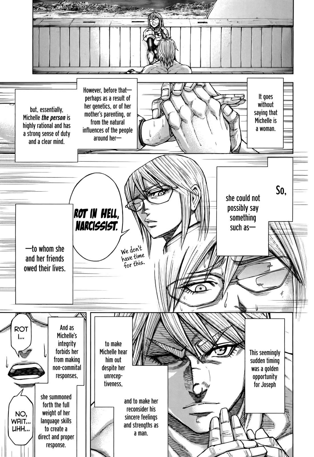 Terra Formars Chapter 92 page 4 - Chapter 92: THE FRONT OF UN-ARMAMENT High Above the Military World