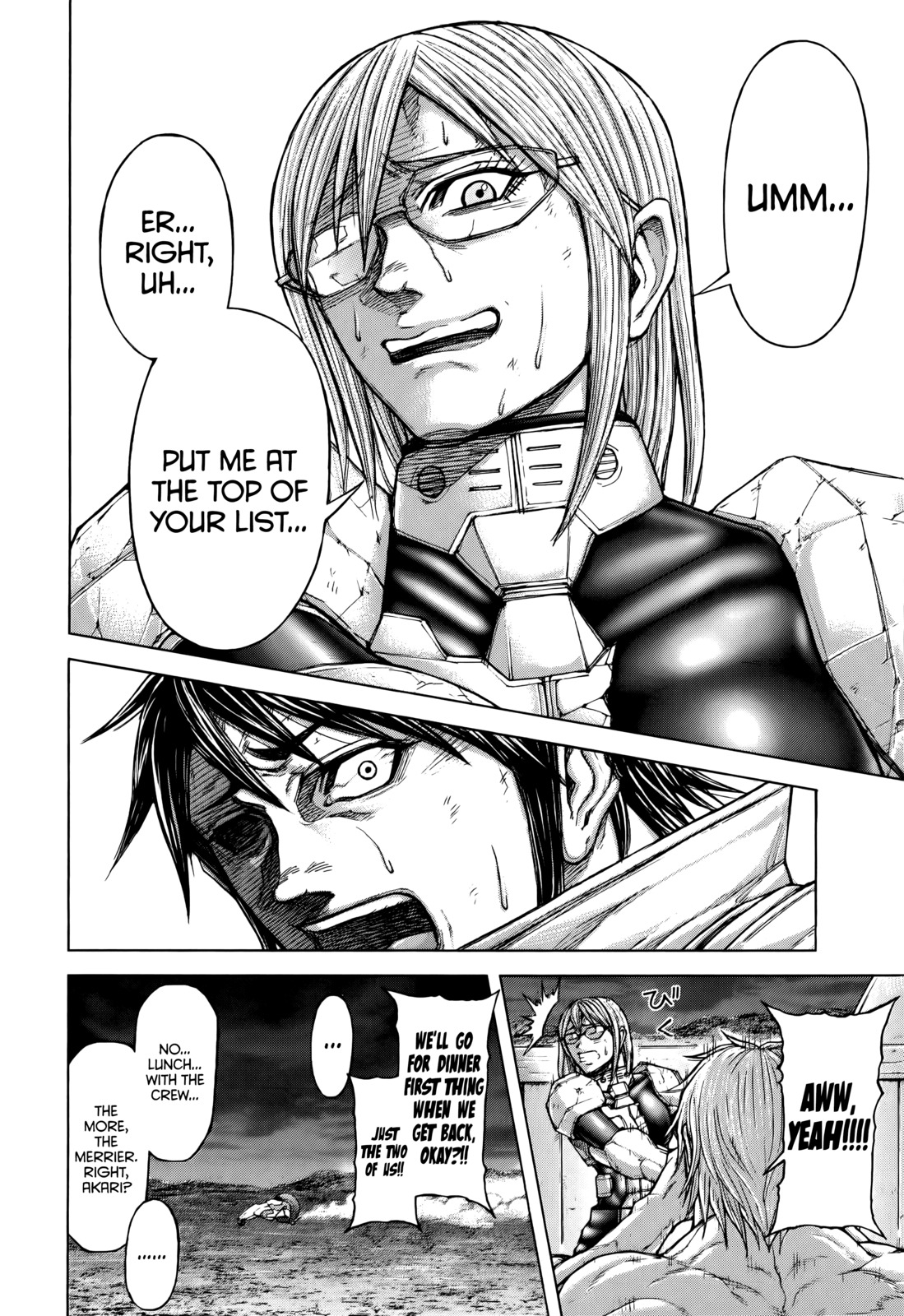 Terra Formars Chapter 92 page 5 - Chapter 92: THE FRONT OF UN-ARMAMENT High Above the Military World