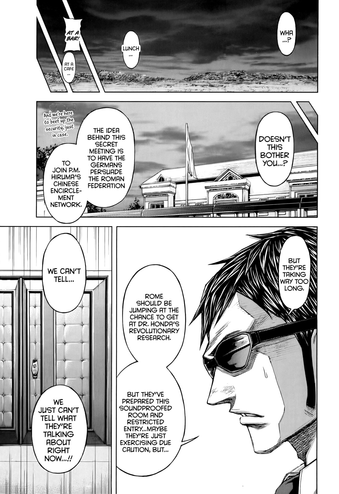 Terra Formars Chapter 92 page 6 - Chapter 92: THE FRONT OF UN-ARMAMENT High Above the Military World
