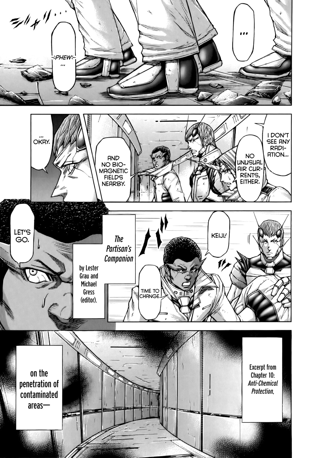 Terra Formars Chapter 94 page 13 - Chapter 94: RUN TO HELL Hells Gates