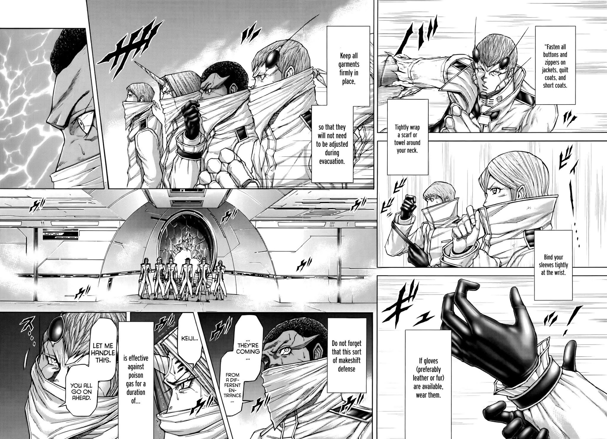 Terra Formars Chapter 94 page 14 - Chapter 94: RUN TO HELL Hells Gates