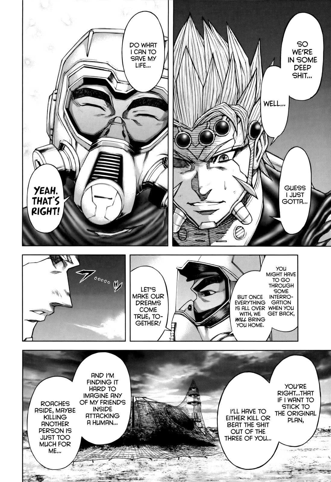 Terra Formars Chapter 96 page 10 - Chapter 96: TO THE END Divided Voice