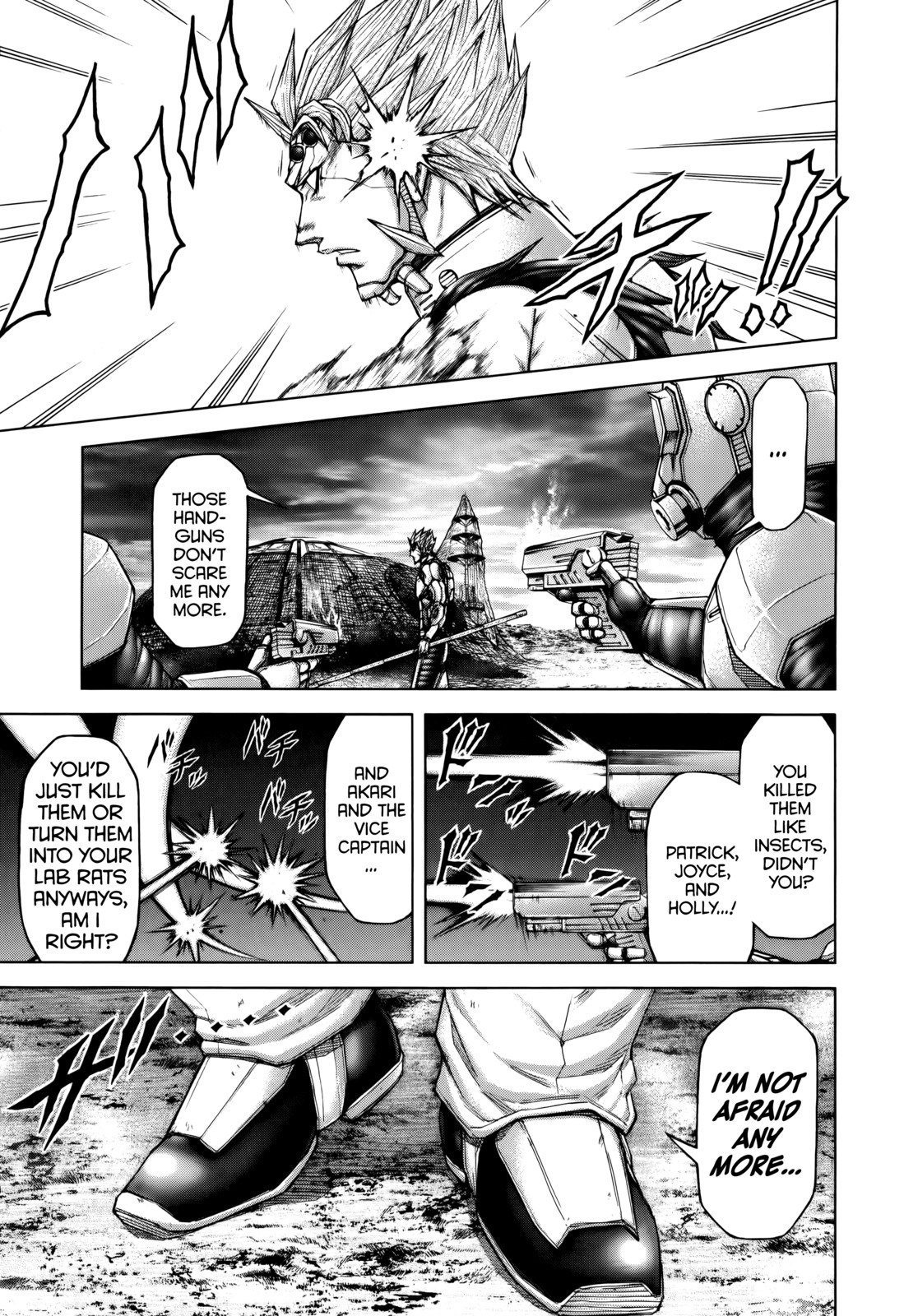 Terra Formars Chapter 96 page 15 - Chapter 96: TO THE END Divided Voice