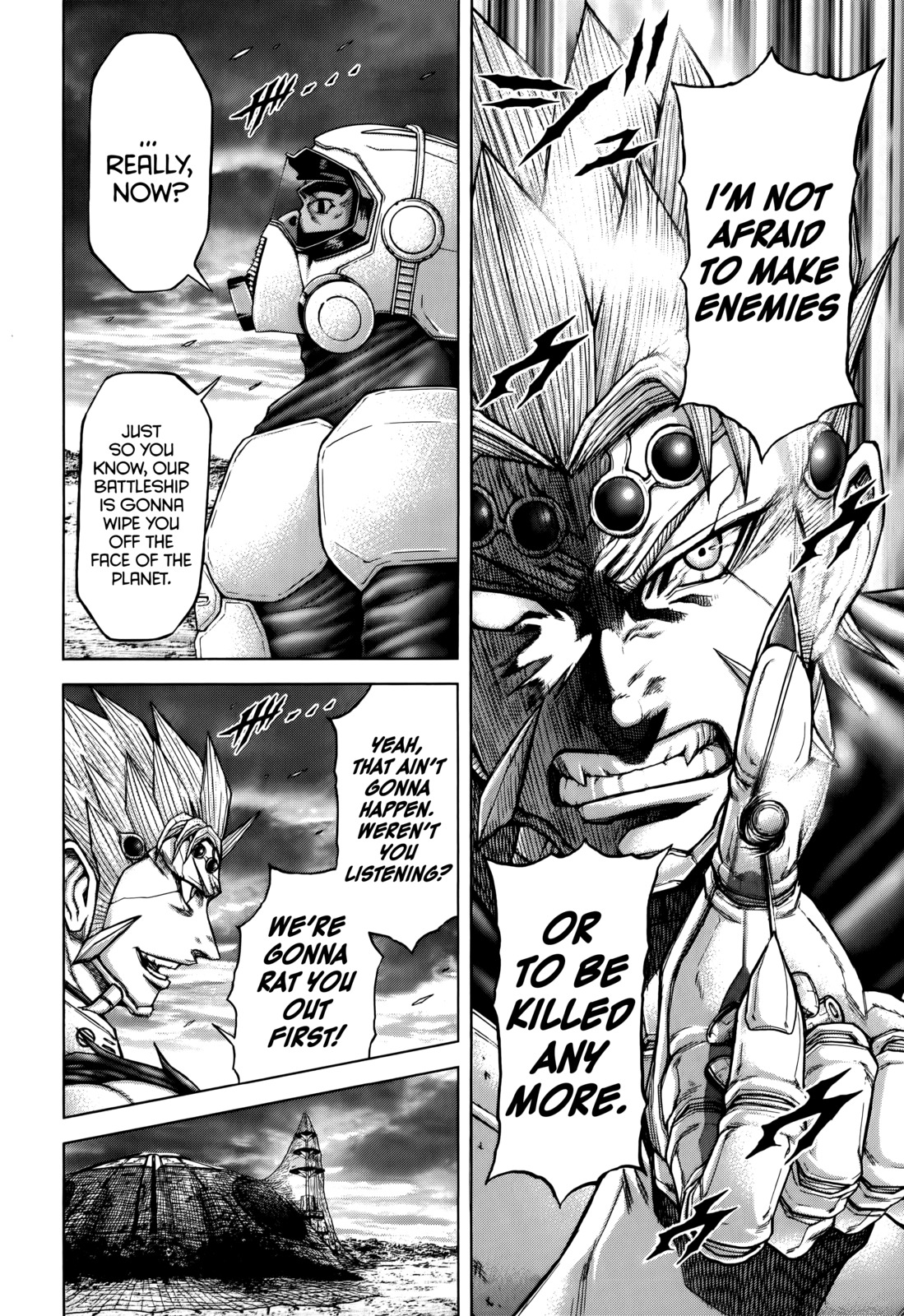 Terra Formars Chapter 96 page 16 - Chapter 96: TO THE END Divided Voice
