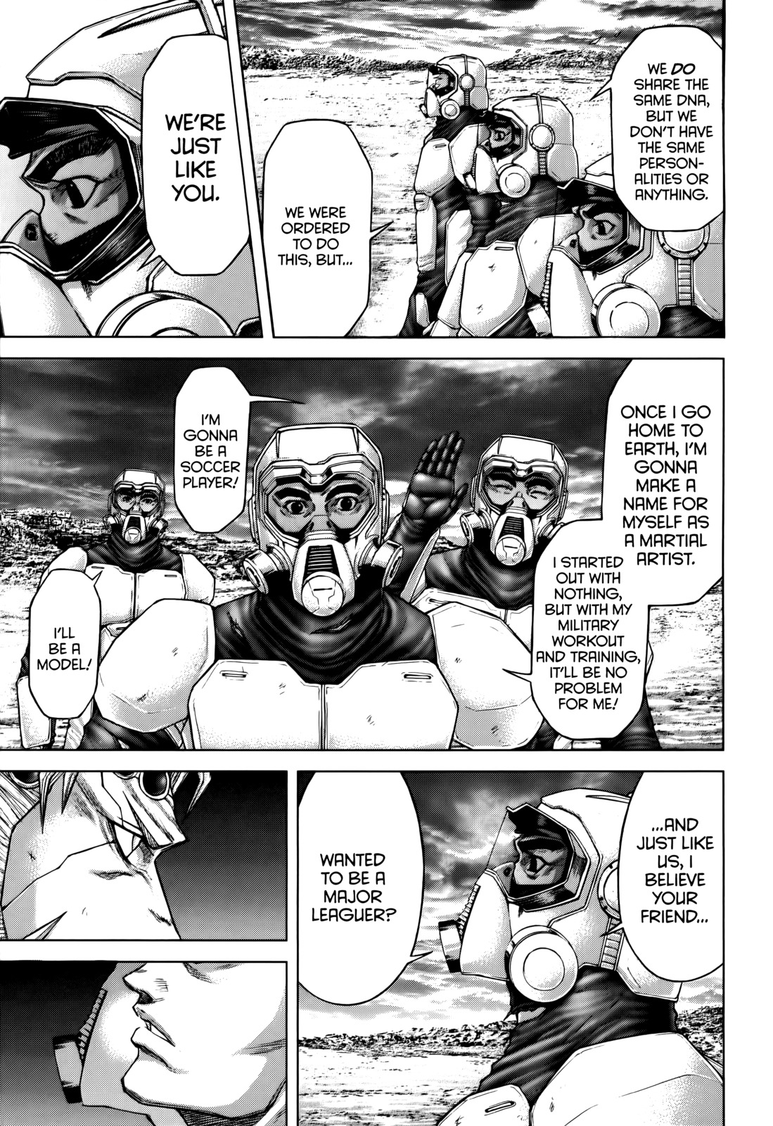 Terra Formars Chapter 96 page 7 - Chapter 96: TO THE END Divided Voice