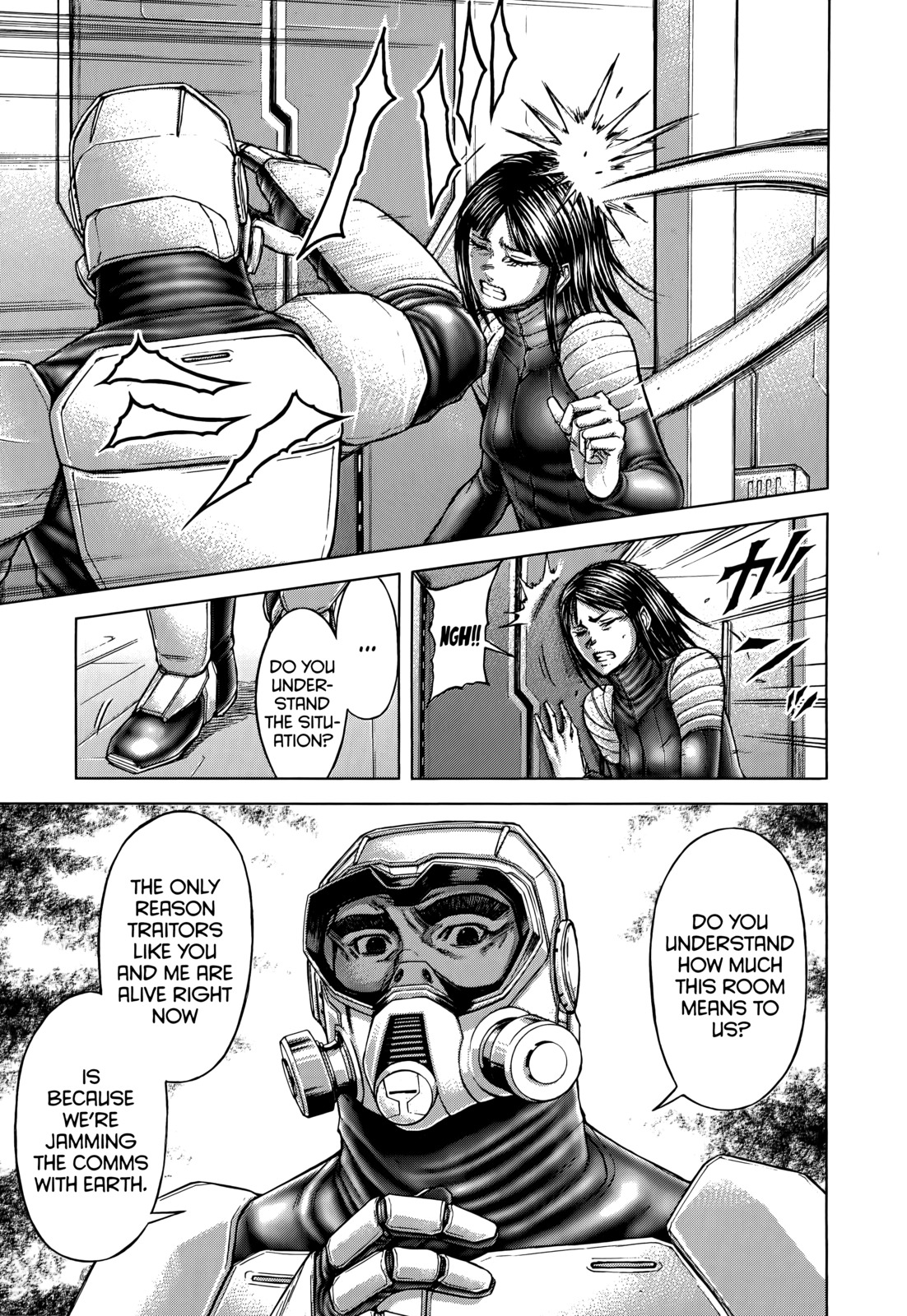Terra Formars Chapter 97 page 12 - Chapter 97: ELEMENTS Position and Factors