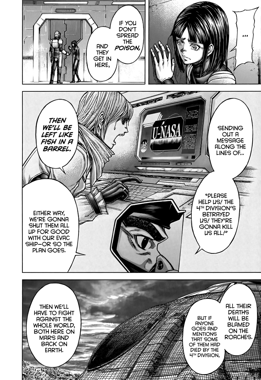 Terra Formars Chapter 97 page 13 - Chapter 97: ELEMENTS Position and Factors