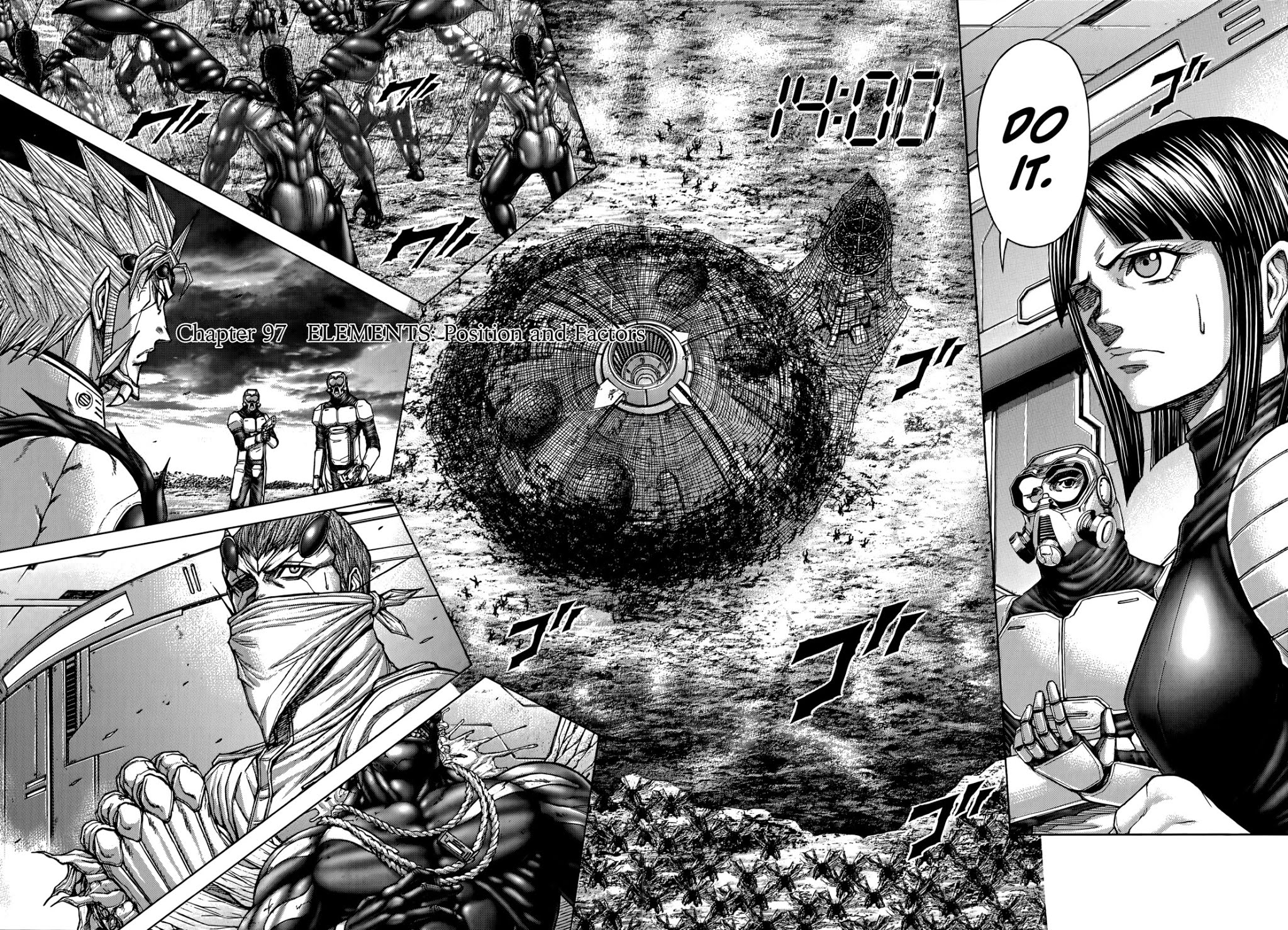 Terra Formars Chapter 97 page 6 - Chapter 97: ELEMENTS Position and Factors