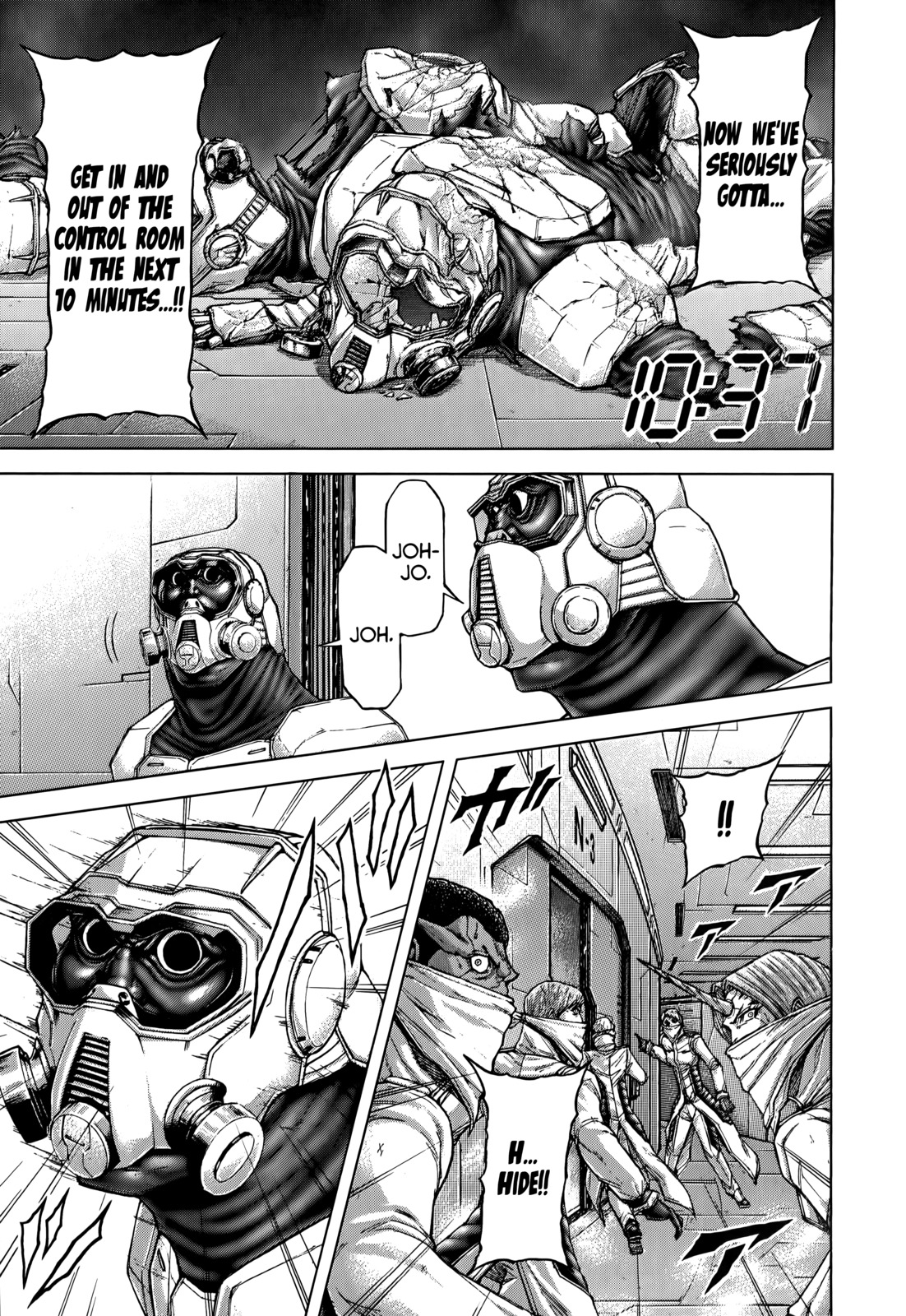 Terra Formars Chapter 98 page 10 - Chapter 98: THE SHELL Hostile Shell