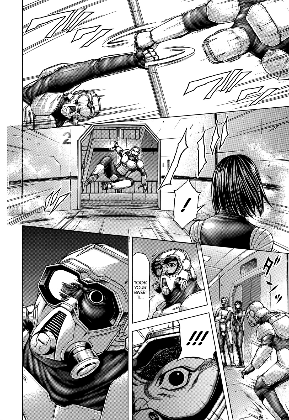 Terra Formars Chapter 98 page 13 - Chapter 98: THE SHELL Hostile Shell