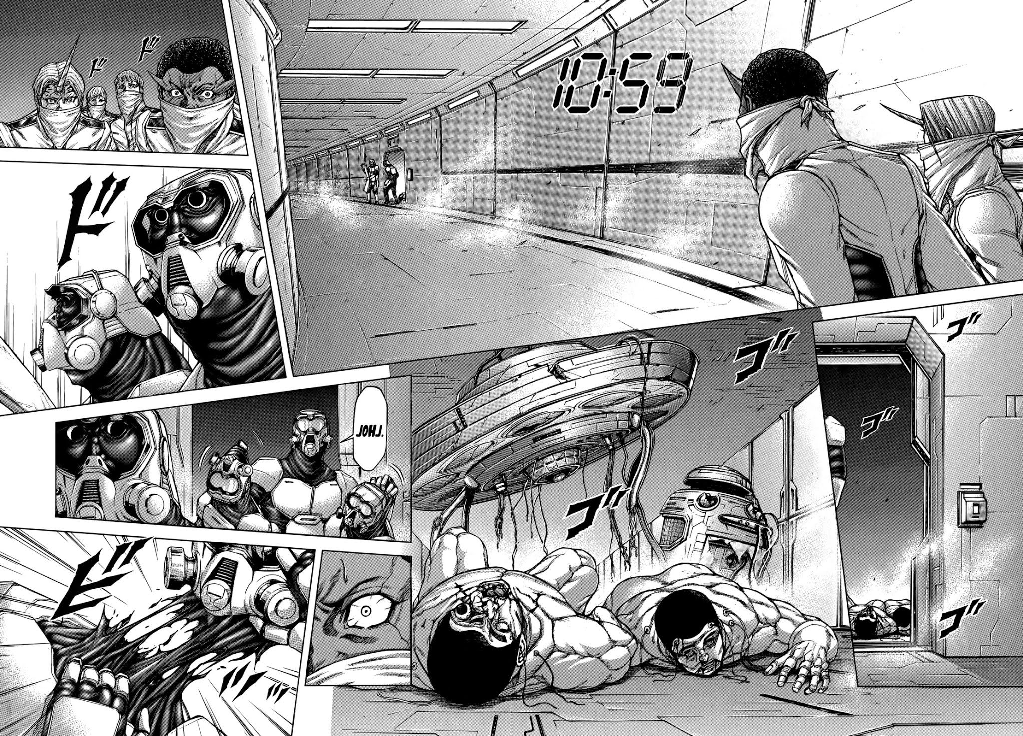 Terra Formars Chapter 98 page 8 - Chapter 98: THE SHELL Hostile Shell