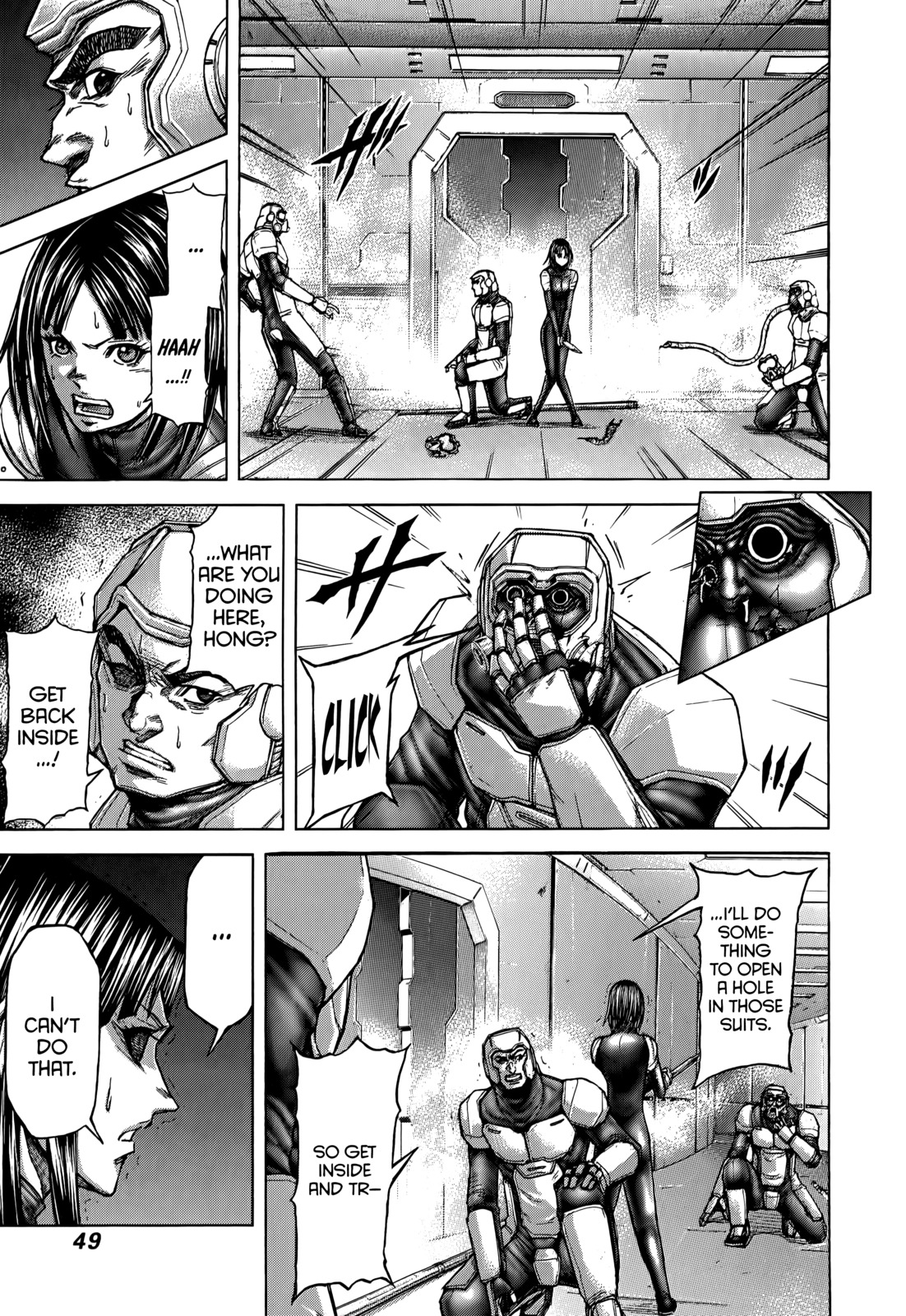 Terra Formars Chapter 99 page 10 - Chapter 99: SECRET OBJECT Guardsmen