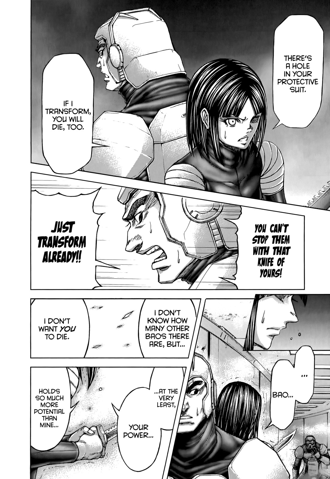 Terra Formars Chapter 99 page 11 - Chapter 99: SECRET OBJECT Guardsmen