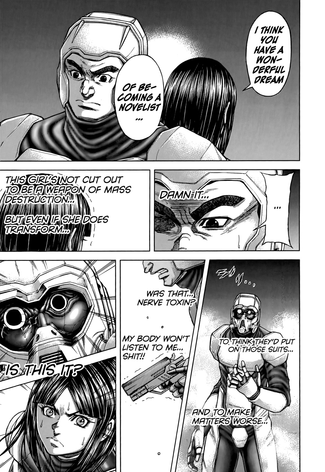 Terra Formars Chapter 99 page 12 - Chapter 99: SECRET OBJECT Guardsmen
