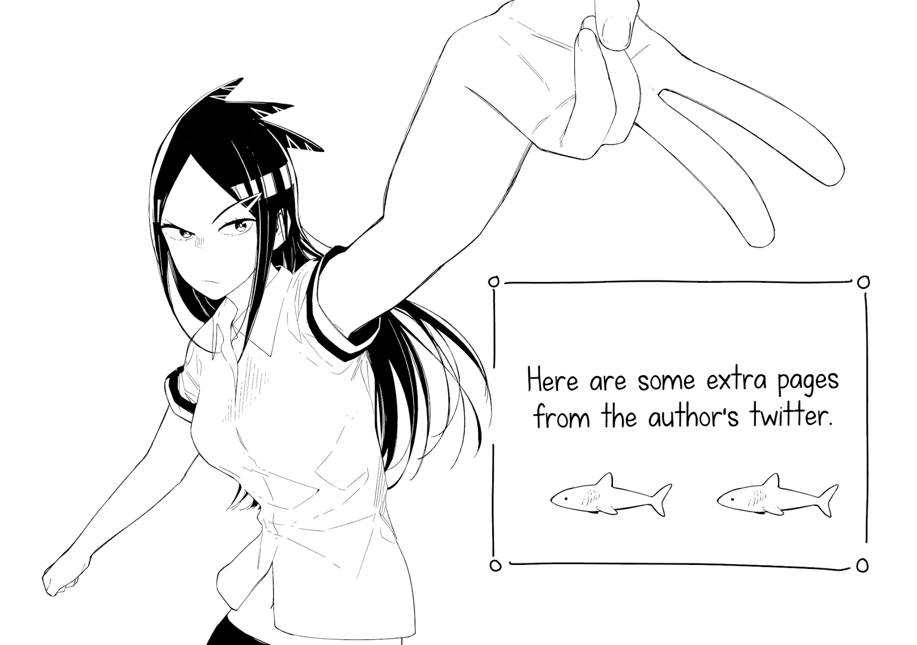 Territory of a Shark Girl Chapter 6.5 page 1 - Chapter 6.5: Twitter Extras