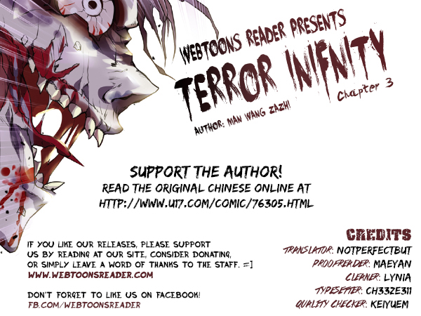 Terror Infinity Chapter 6.2 page 1 - Chapter 6 v2 : 03: The Passage of Death
